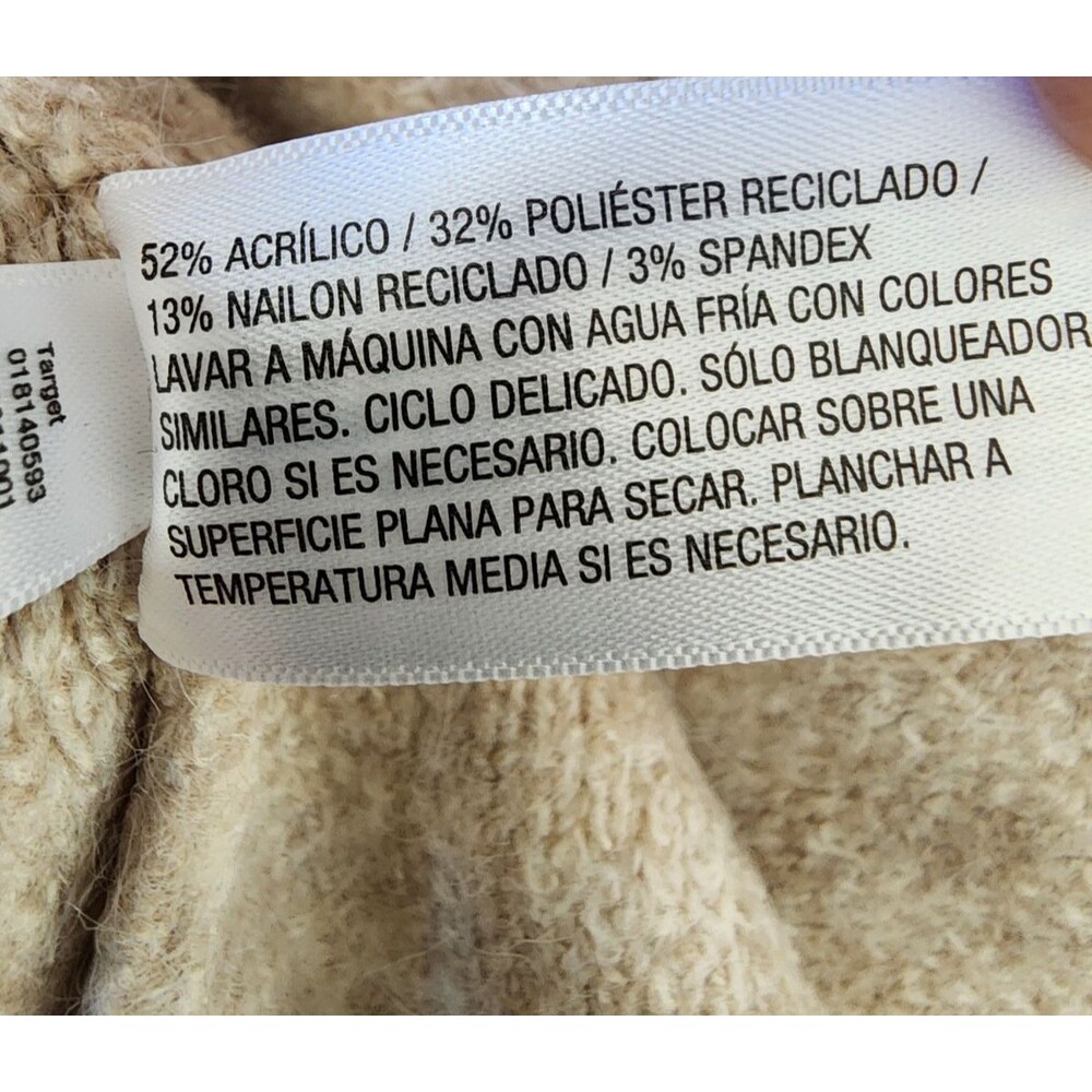 A New Day Coatigan Size 2X Open Front Chevron Pattern Shawl Collar - Picture 10 of 10